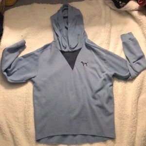 PINK brand, blue hoodie